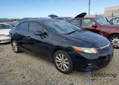 2012 Honda Civic Ex из США, поврежденный, VIN 19XFB2F89CE391190